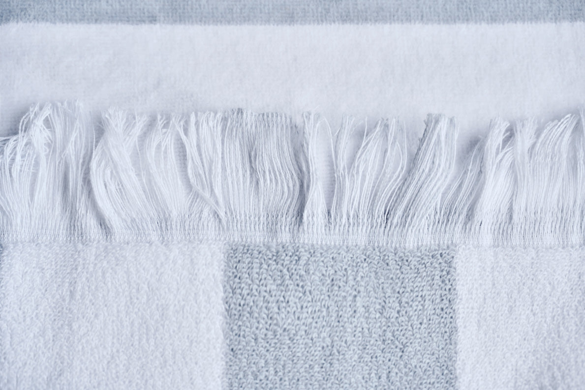 Dream Gray Stripe Beach Towel Bundle