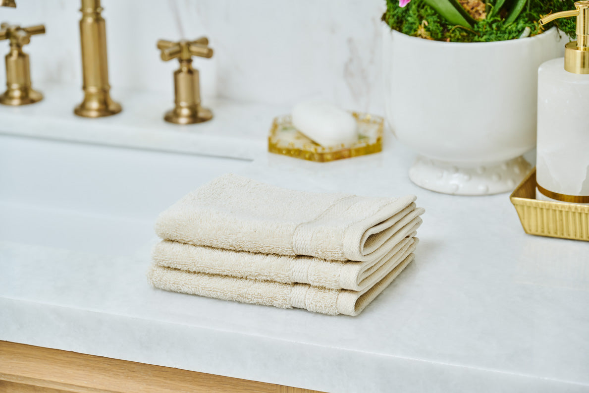 Iconic Turkish Cotton Washcloths (Set of 3)